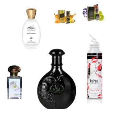 Arabiyat Prestige Nyla Suede + Otoori White Musk + Otoori Jameela + 2 μικρά αρωματικά έλαια + My Perfumes Lustrous Collection Dress Up Women