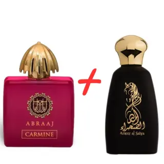 Fragrance World Abraaj Carmine και Athoor Al Alam Ameer Al Sahra