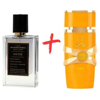 Fragrance World Prive Series Savior + Lattafa Yara Tous