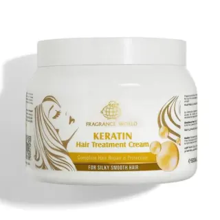 Μάσκα μαλλιών με κερατίνη 500 ml. / Αρωματικός κόσμος Κρέμα θεραπείας μαλλιών με κερατίνη